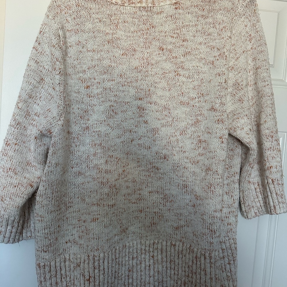 J. Jill Textured Pullover Sweater with Elbow Length Sleeves Size XL - Picture 5 of 8